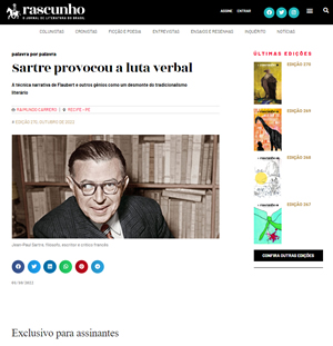 Sartre provocou a luta verbal